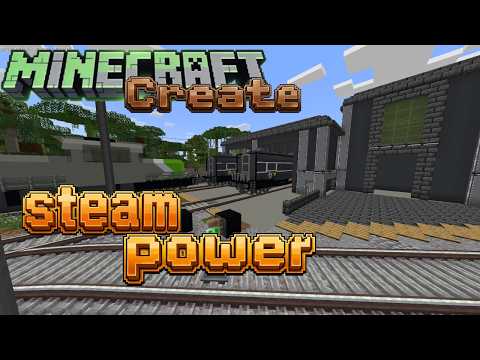 Massive modern Create Mod Train Network and Automations