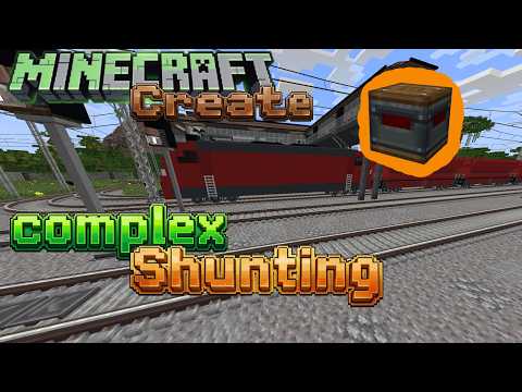 Minecraft Create Train Shunting Tutorial
